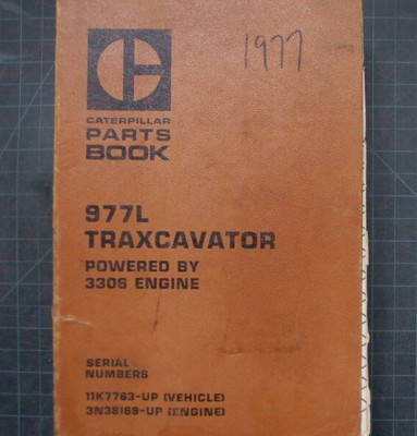 CAT Caterpillar 977L Parts Manual Book track loader catalog crawler 11K series