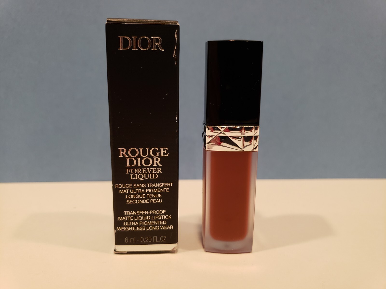 Dior Rouge Dior Forever Liquid Lipstick #820 Forever Unique Transfer-Proof New in Box-image