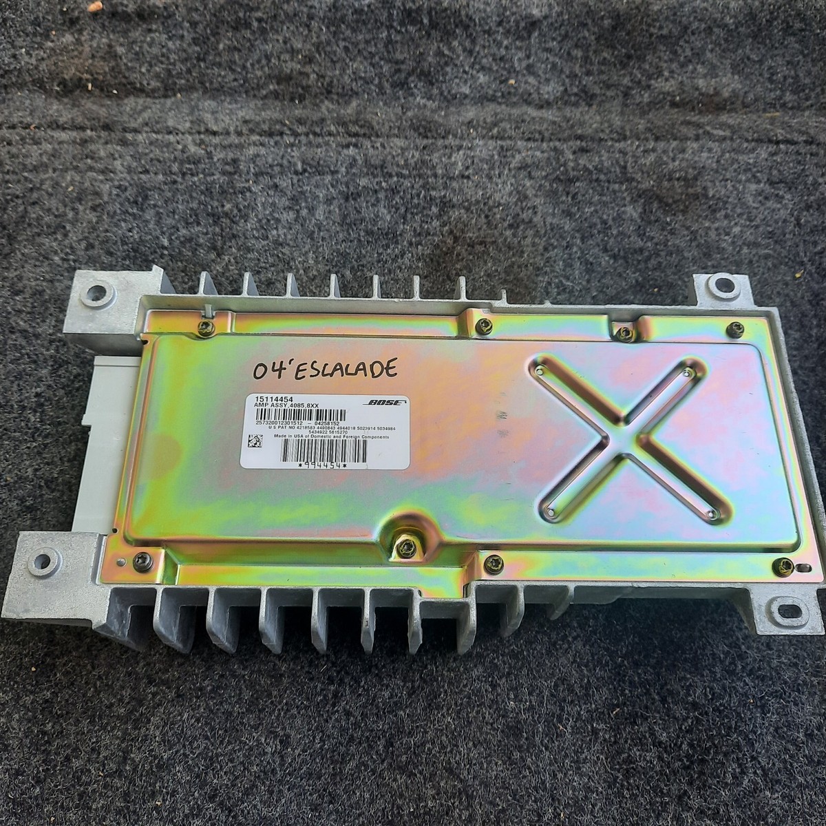 2003-2006 Yukon Denali Escalade Bose Radio Audio Amplifier Amp OEM