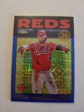 2021 Topps Series 2 1986 Chrome Nick Castellanos Blue Parallel Refractor 97/150
