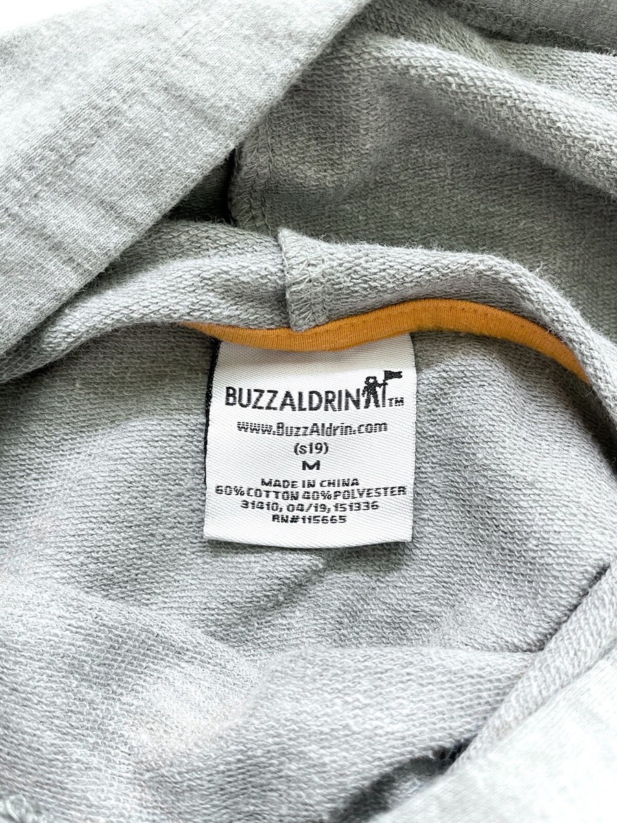 Girls BuzzAldrin Nasa Logo Gray Dress Hooded Tunic Short Sleeve