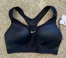 Nike High Support Sports Bra Black Size Medium Padded CJ7208-010