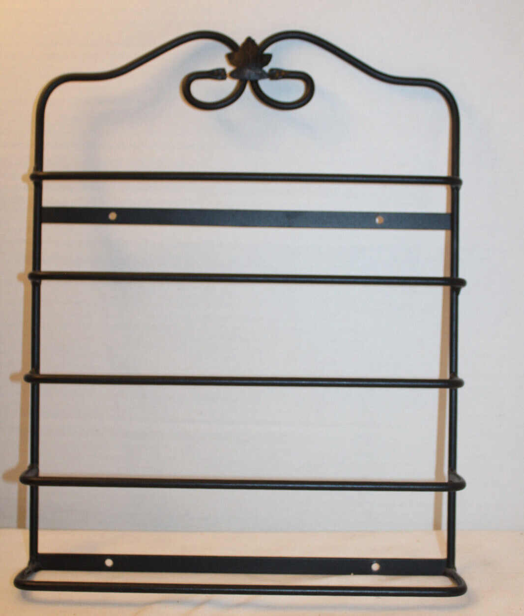 LONGABERGER MAGAZINE WALL RACK, WROUGHT IRON