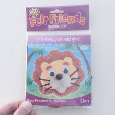Easy Craft Felt Friends Sewing Kit NEW Lion