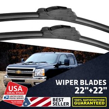 22"+22" Front Window Windshield Front Wiper Blades For 2009 - 2023 FORD F-150