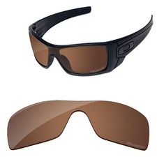 Lenslog PRO Polarized Replacement Lenses For-Oakley Batwolf OO9101Copper Brown