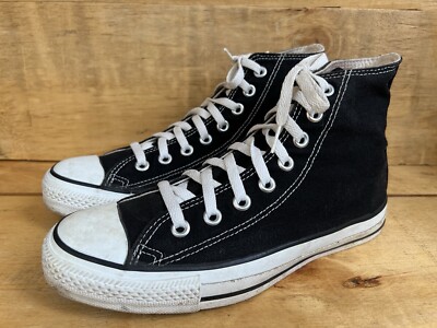 Vintage Converse Black Chuck Taylor All Star High Top Men's Sz