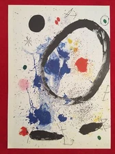 Miro Joan Miró, The Ring Of Twilight, Offset Lithograph, Vintage, Paris, 1972