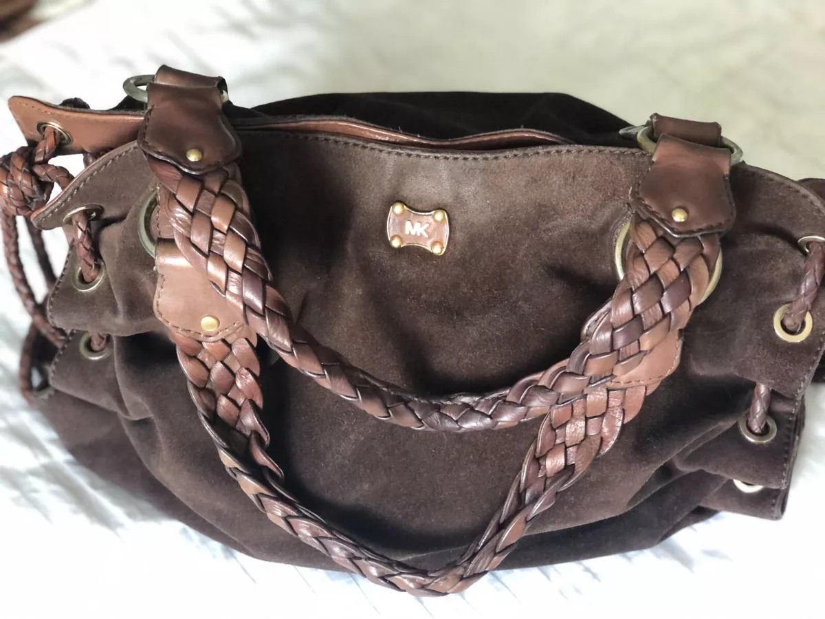 Michael kors best sale suede handbag