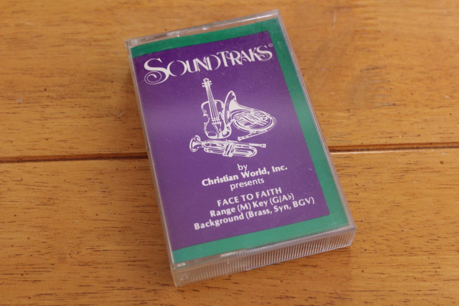 CHRISTIAN SOUNDTRACK PERFORMANCE TRACK ACCOMPANIMENT CASSETTE FACE TO FAITH
