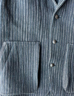 ISSEY MIYAKE Jacket Size S wool Nylon Dark brownish Gray Men's