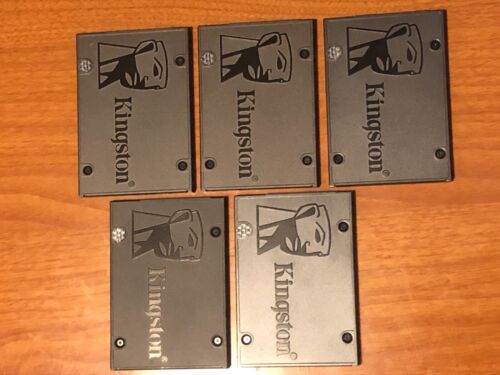 Lot of 5 Kingston 240GB 2.5" Solid State Drives (SA400S37/240G)