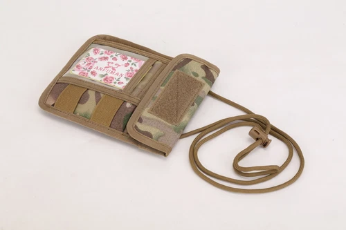 Tactical ID Card Holder Wallet Organizer Hanging Pouch Neck Lanyard Storage Bag - Picture 9 of 13