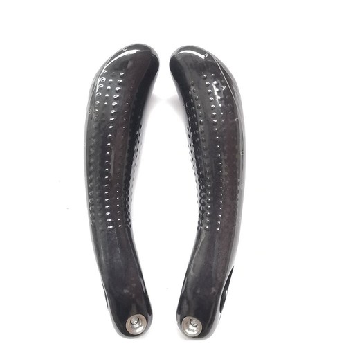 1 par de extremos de mango de bicicleta de carbono para bicicleta de montaña extremos de 22,2 mm pieza de bicicleta de montaña - Imagen 4 de 24