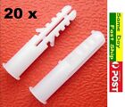 <!--F#f_0-->20 pcs Plastic Screw Expansion Bolts Wall Plugs Anchor Anti-rotation 6, 8, 10 mm<!--F/-->