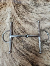 FULL CHEEK SNAFFLE BIT 5 INCH USED TACK