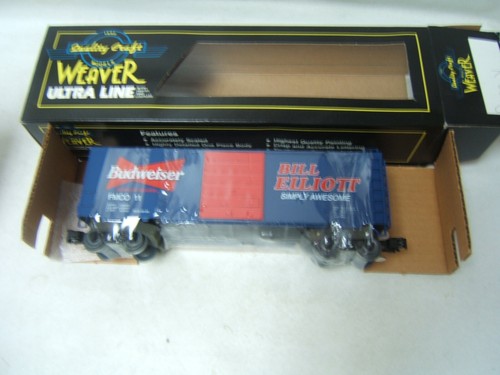Mapa Weaver Ultra Line Budweiser Bill Elliott Box Car 110582 sin usar | Zustand: New