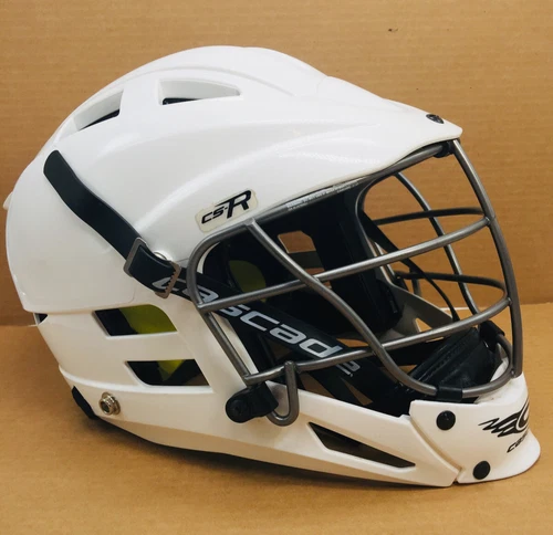 Cascade CS-R Lacrosse Helmet White Youth OSFM Chin Strap Major League Lacrosse