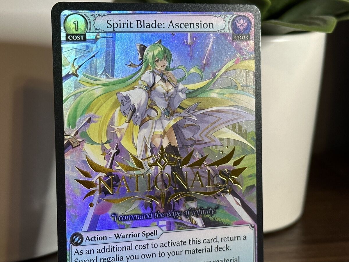 Grand Archive TCG Spirit Blade: Ascension STAMPED Foil P24 Grand Archive TCG Spirit Blade: Ascension STAMPED Foil P24