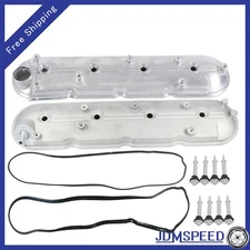 LH & RH Valve Cover Set w/ Bolts & Gasket FOR 99-08 Chevy Silverado GMC Cadillac