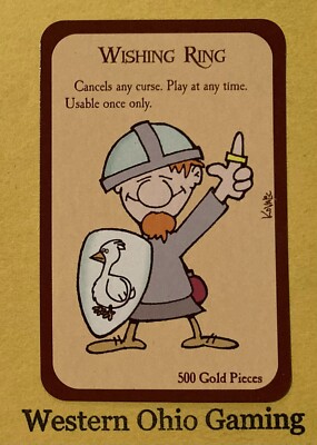 Munchkin Wishing Ring Card USED Steve Jackson Games SJG