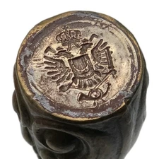 Austrian Emperor Joseph II Habsburg Chief Huntsman Wax Seal Stamp Imperial Eagle