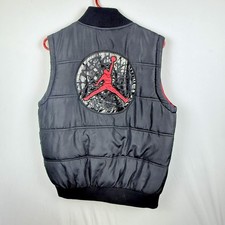 Nike Air Jordan Jumpman Black Red Puffer Vest Y Large
