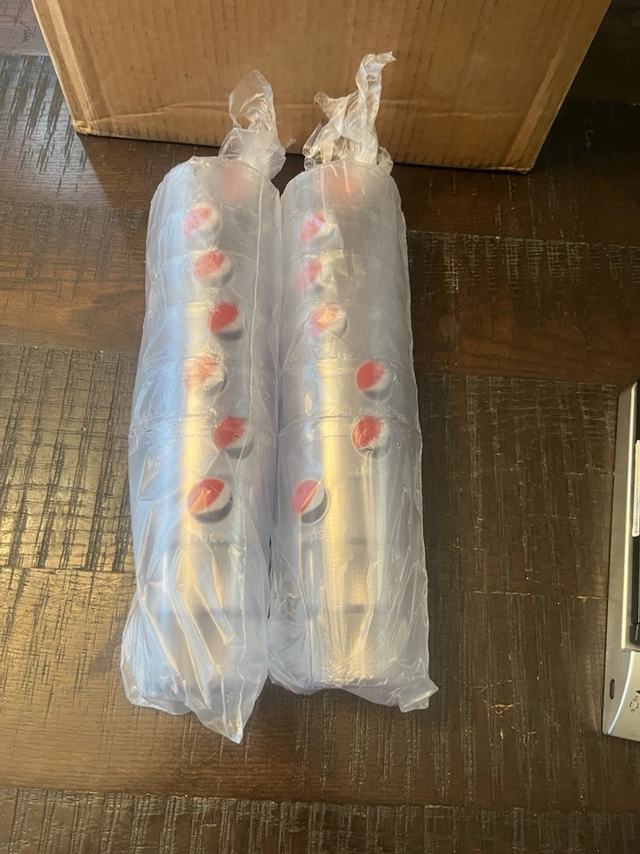 ACIM Pepsi Cola Logo Restaurant Style Clear Plastic Tumbler Cups 16 oz Lot of 12 - Image 4 of 4