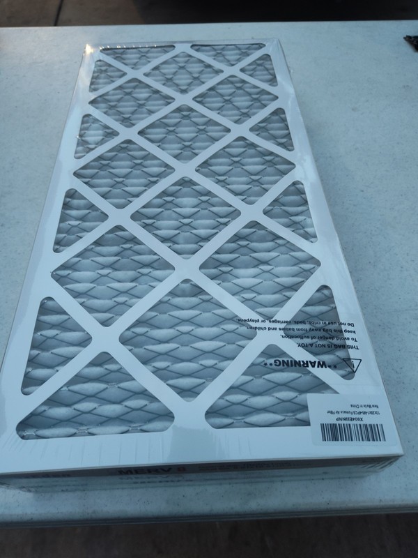 AmazEden MERV 8 10x20x1 Pleated Electrostatic AC/Furnace Filters 4 Pack