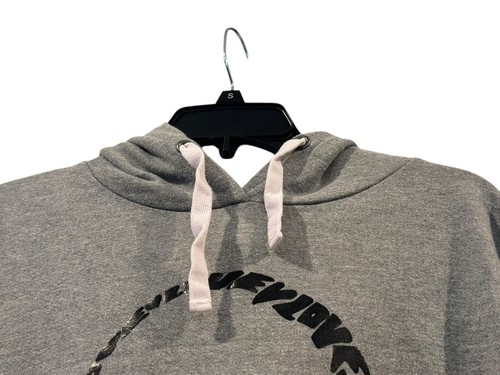 Women’s CHRLDR Gray & Black Skull Pullover Hoodie: Size Large - Picture 3 of 6