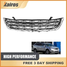 New Chrome Black Front Lower Grille For 2013-2017 Chevrolet Traverse LS LT LTZ