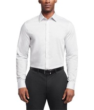 Calvin Klein Mens Wrinkle Free Button Down Dress Shirt