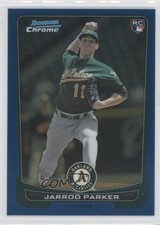 2012 Bowman Draft Chrome Blue Refractor 115/250 Jarrod Parker #22 0q5