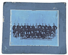 Grande Foto Militare Antica Studio Liborio Antonelli Bari Via Piccinni 52x43
