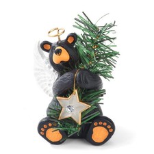Big Sky Carvers Bearfoots Angel Bear Tree Topper