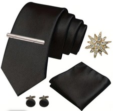 A Five-piece Set Including A Luxurious 2.36-inch 2.36-INCH Classic Bow Tie Men