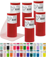 Decorative Matte Tulle, Lightweight Polyester Tulle Fabric for Tutus, Costumes,