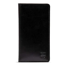 Men's RFID Blocking Bifold Wallet - Full Grain Leather, 8 Card Slots, Black
