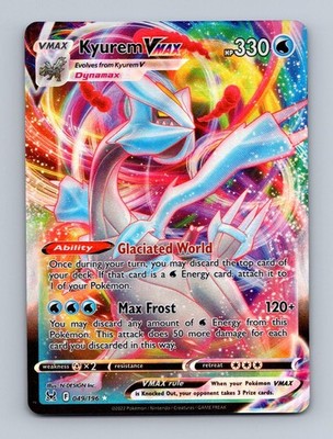 Kyurem VMAX 049/196 Holo Ultra Rare Lost Origin Pokemon Near Mint