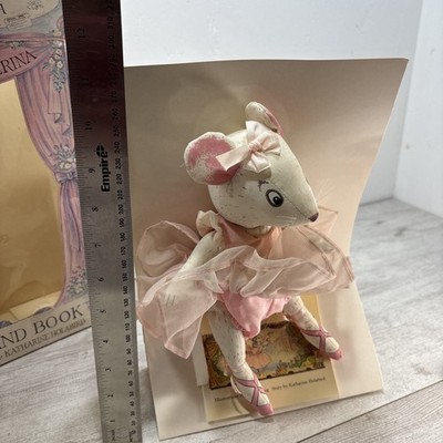 ANGELINA BALLERINA 1980's Vintage Doll And Book with original box