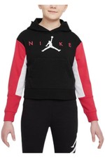 Jordan Kid's Girl Jumpman By Nike Boxy Hoodie Black