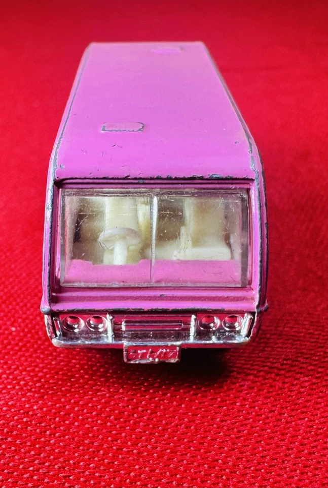 Autobús ligero Tomica Mazda 1974 vintage rosa blanco roto fundido a presión 1:88 Japón Foto 4 de 4