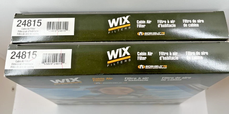 Filtro de aire de cabina WIX con BioShield 75 para Honda ACCORD CIVIC CRV Acura MDX x 2 Foto 2 de 3