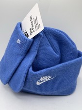 Nike Beanie Hat and Mittens Glove 2-Piece Set Sky Baby Blue 2-4T Toddler NWT