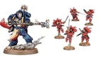 Vanguard Veteran Squad Jump Pack Marines (x5)    &   Librarian    40k - NoS