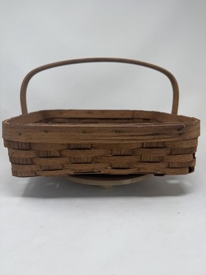 Vintage Ashwood Basket Corp Woven Wood Basket