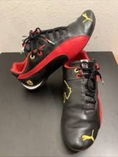 Zapatillas Puma Future Cat 10 Aniversario Ferrari Negro Amarillo Rojo EE. UU. Talla 8
