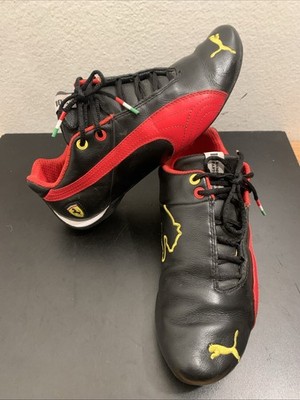 Puma Future Cat 10th Anniversary Sneakers Ferrari Black Yellow Red US Size 8