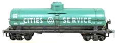 CITIES SERVICE SINGLE DOME TANK CAR-HO=1/87 RTR-BUILT-LAYOUT-DISPLAY-RAILROAD