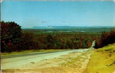 Empire MI postcard VIEW OF BEAR DUNES EMPIRE BLUFF & LAKE MICHIGAN j/13 BB1710